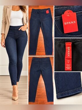 NWT SPANX women’s Dark Blue jeggins